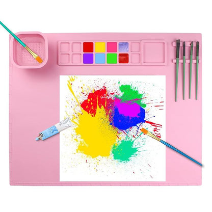 Silicone Craft Mat for Painting Play Doh and Clay for Kids